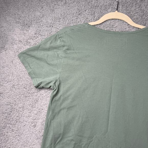 He is Greater Than I T Shirt Womens Green Christian Graphic Slim Fit - Picture 9 of 11